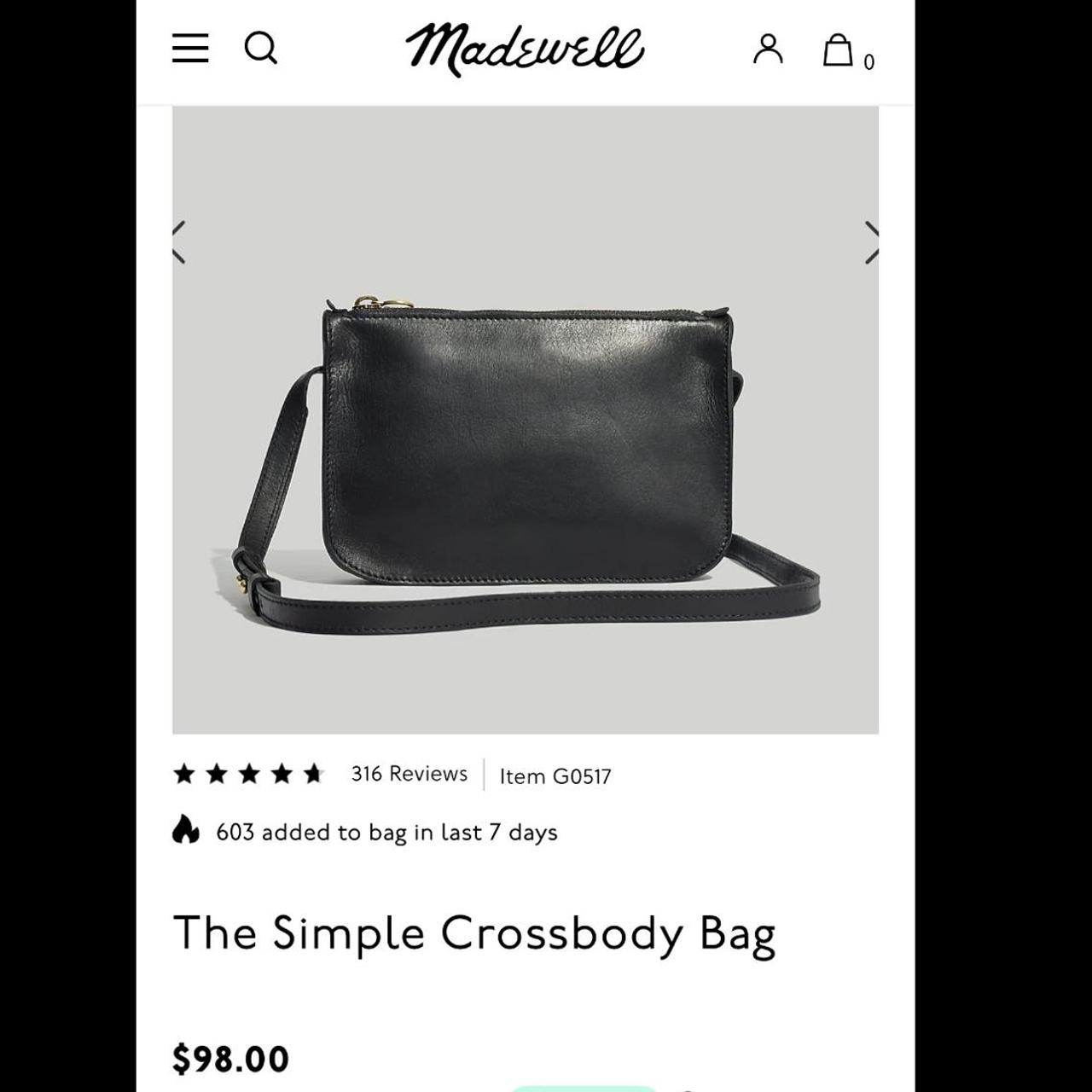 Madewell simple crossbody online bag