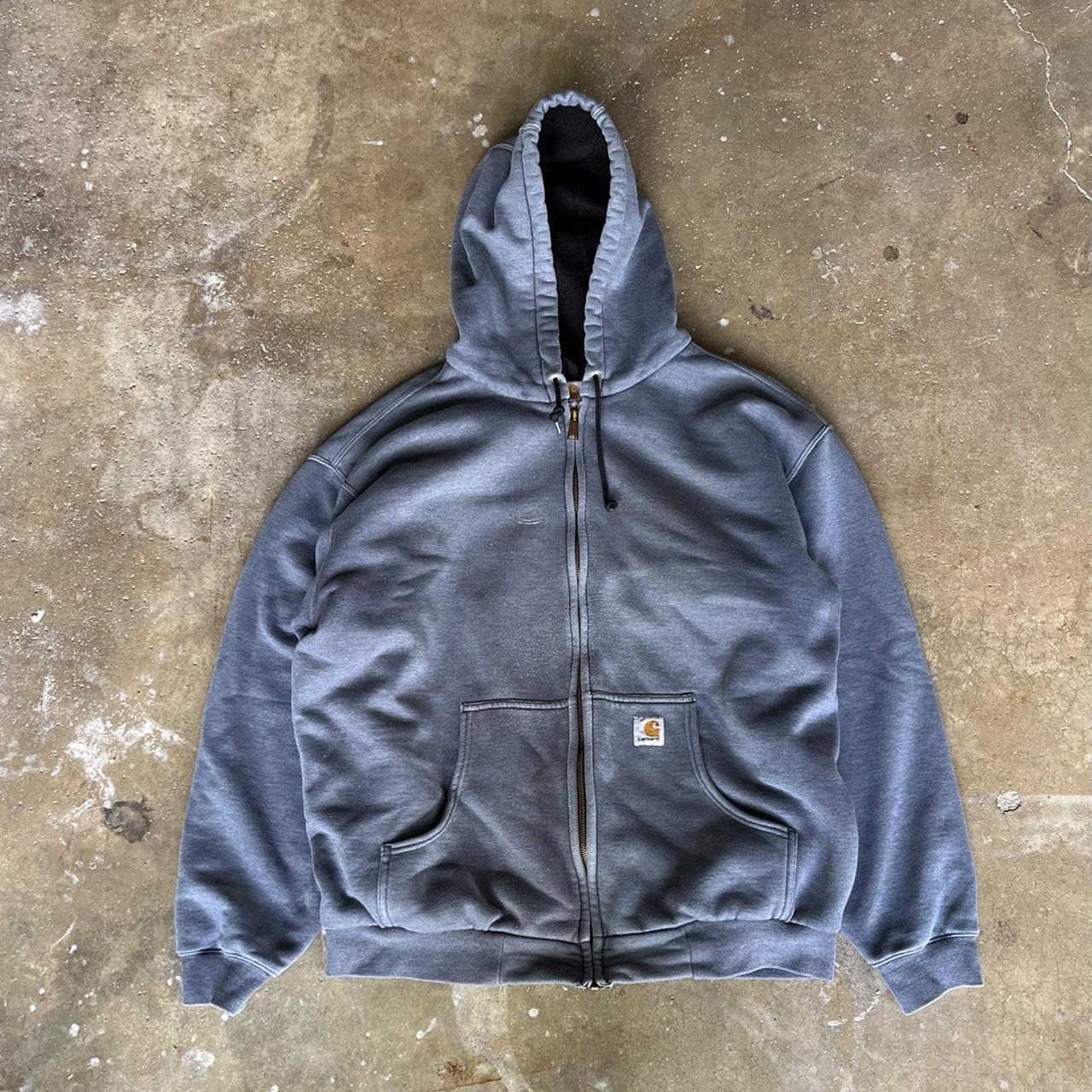 Carhartt Men's Grey Jacket | Depop