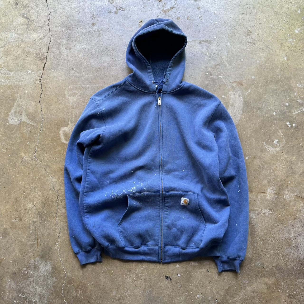 Vinatge Carhartt Zip Up. Super dope style and look.... - Depop