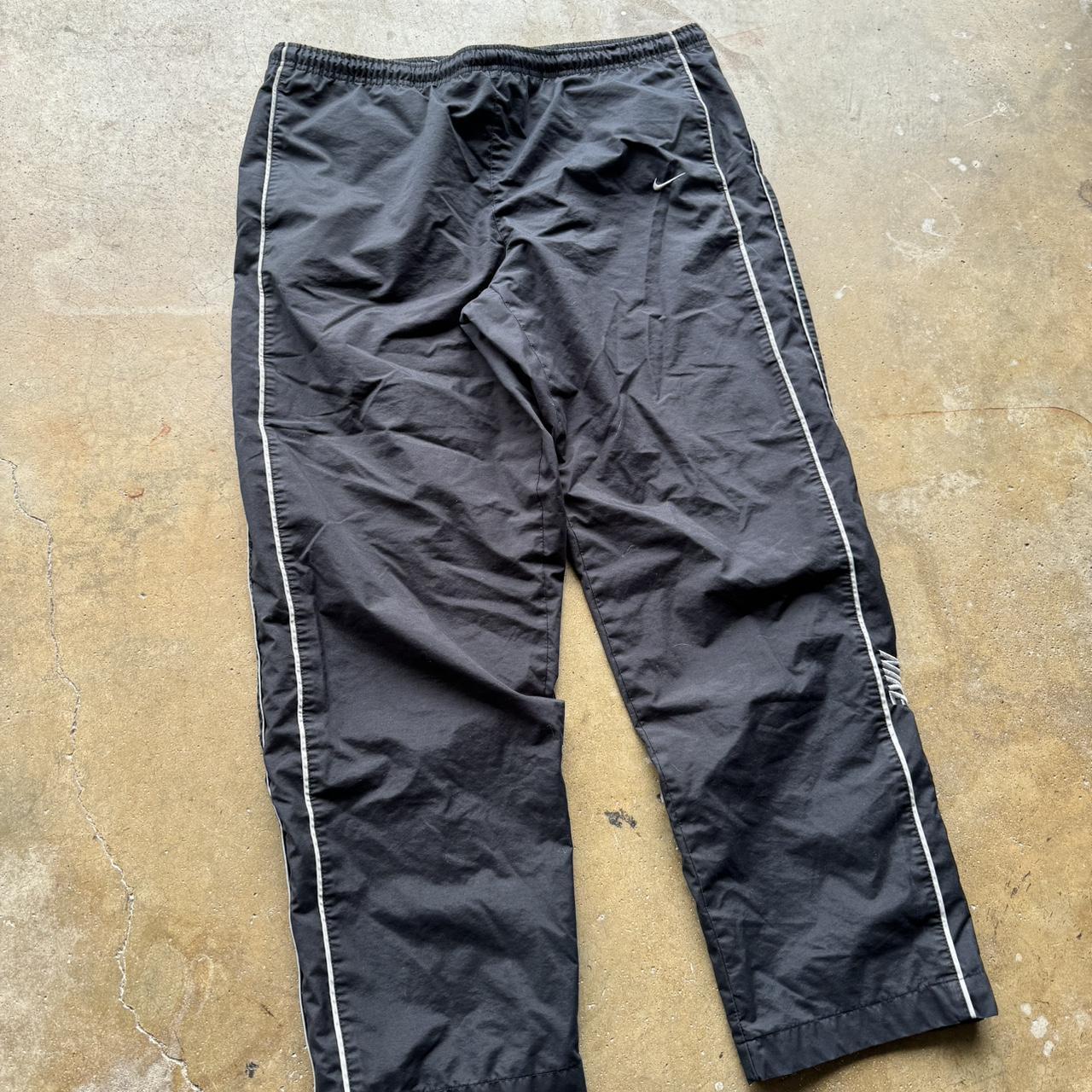 Vintage Y2K Nike Track Pants. Super clean look and... - Depop