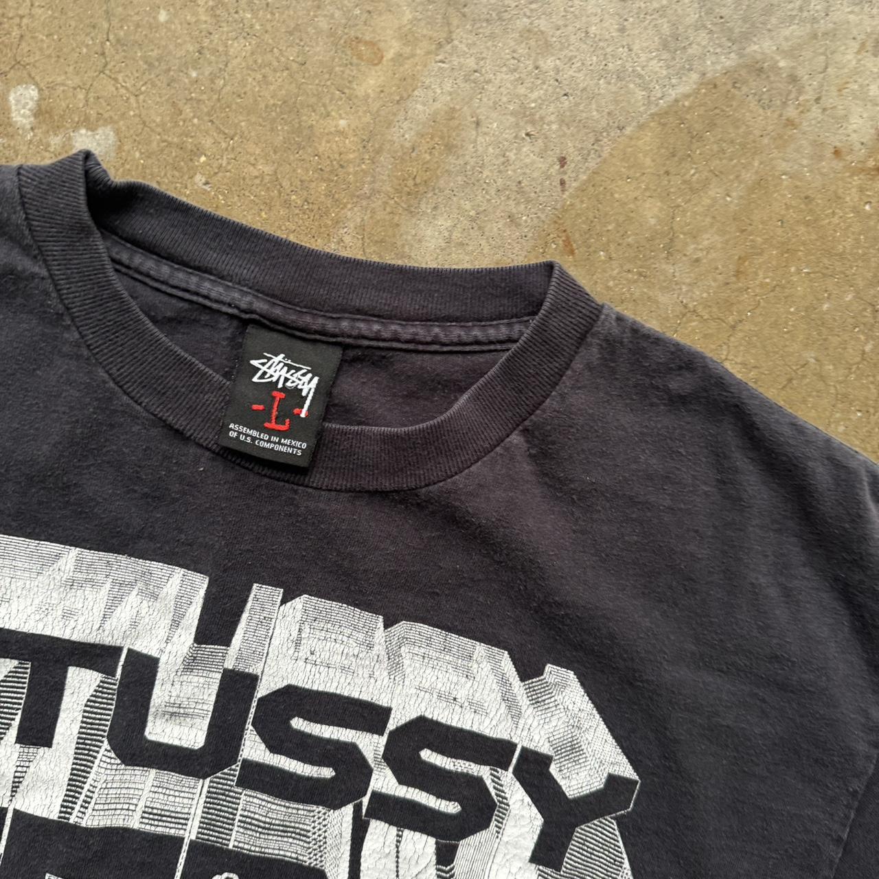 【archive】90s old Stussy Black Polo-shirt archive】90s old Stussy Black Polo-shirt archive】90s old