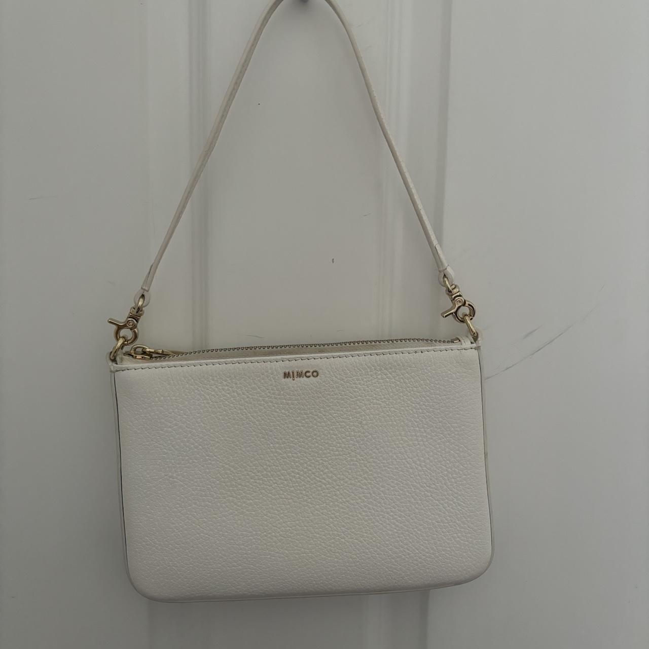 Mimco all white shoulder bag RRP $200 Small marking... - Depop