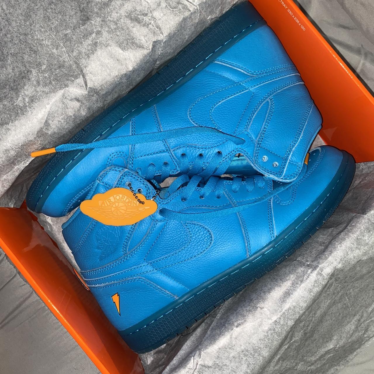 Jordan 1 gatorade blue mens best sale