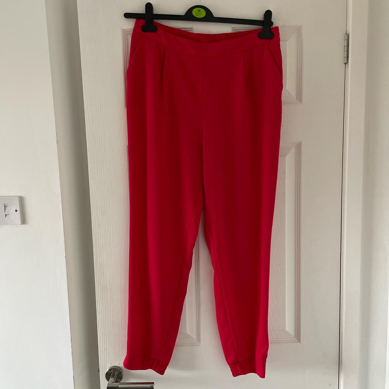 Primark Women's Red Trousers | Depop