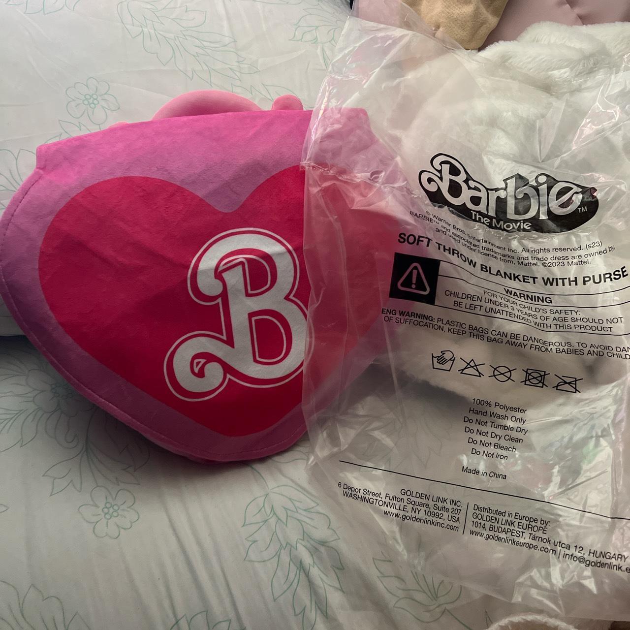 Barbie movie blanket 💖 new Did not take out... - Depop