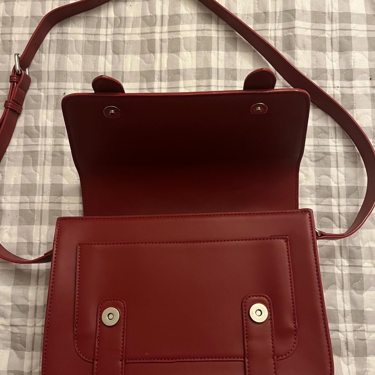 Red Vintage Messenger Bag Brand is Ecosusi Bag went... Depop