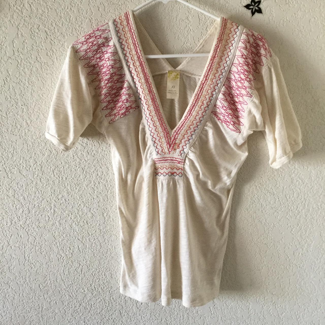 Anthropologie Women's Blouse | Depop