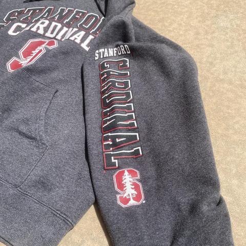 Vintage Y2K Stanford Cardinal red embroidered spell - Depop