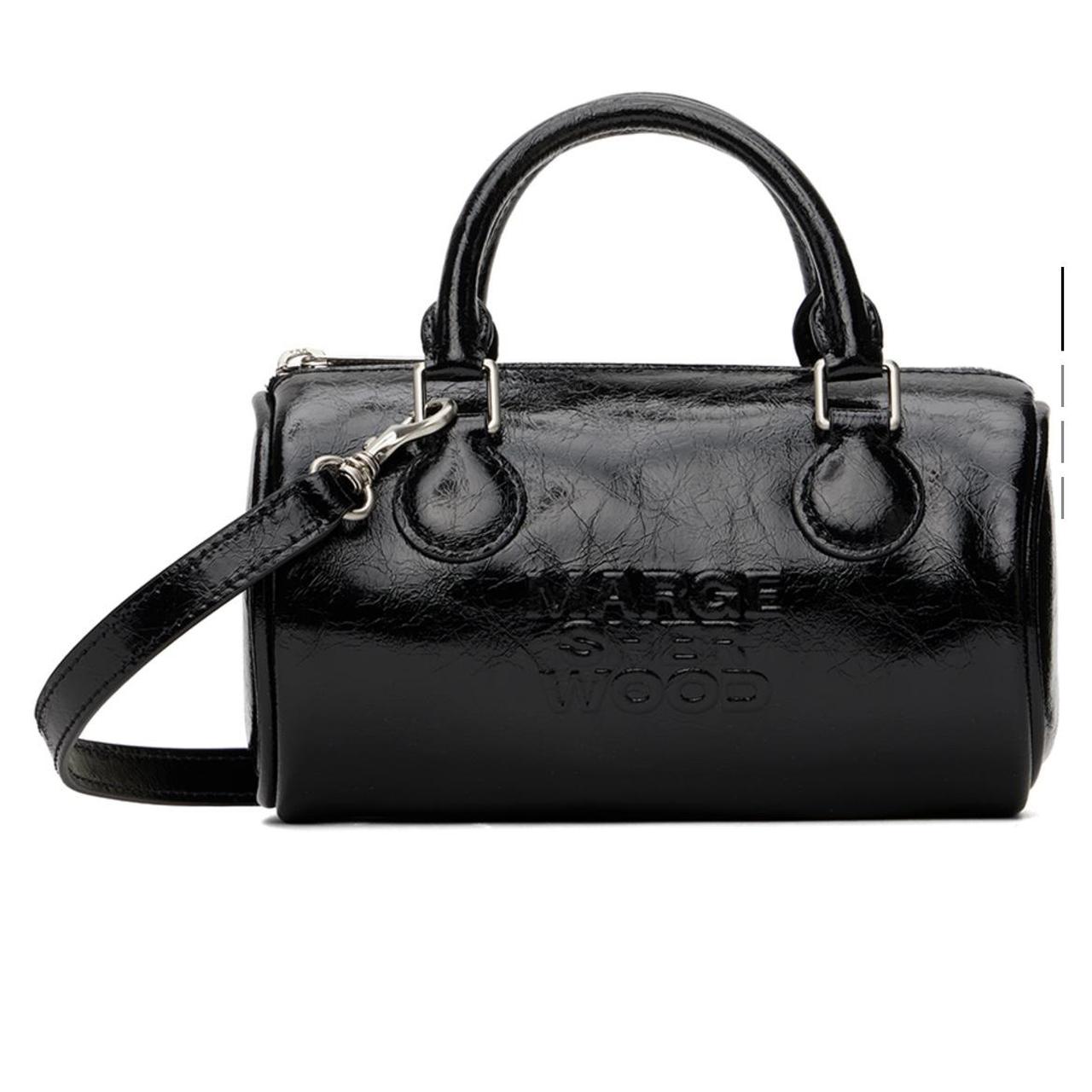 Marge Sherwood Patent Leather Handle Bag