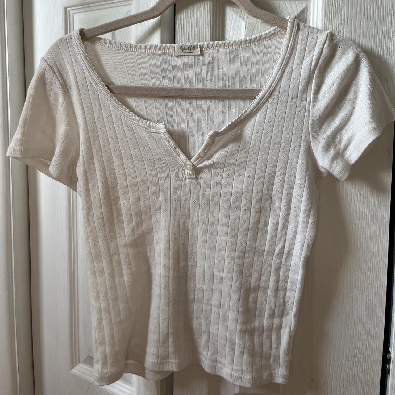 John Galt Cropped Tee! Worn Once, Like New... - Depop