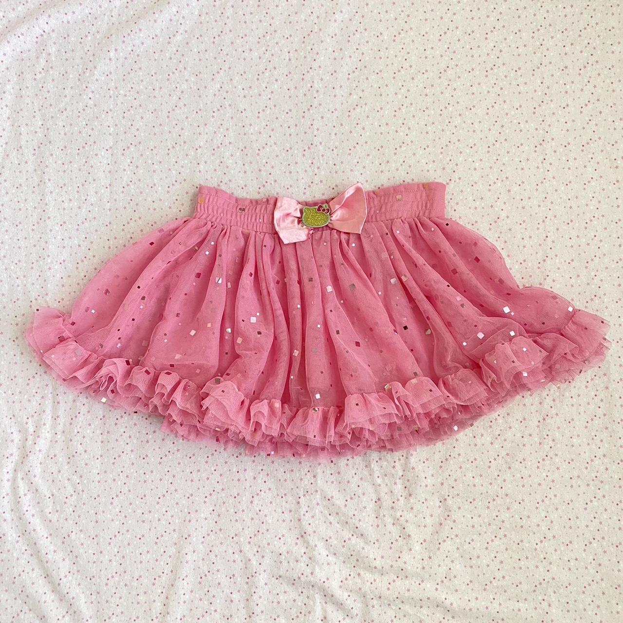 Sanrio Women's Pink Skirt | Depop