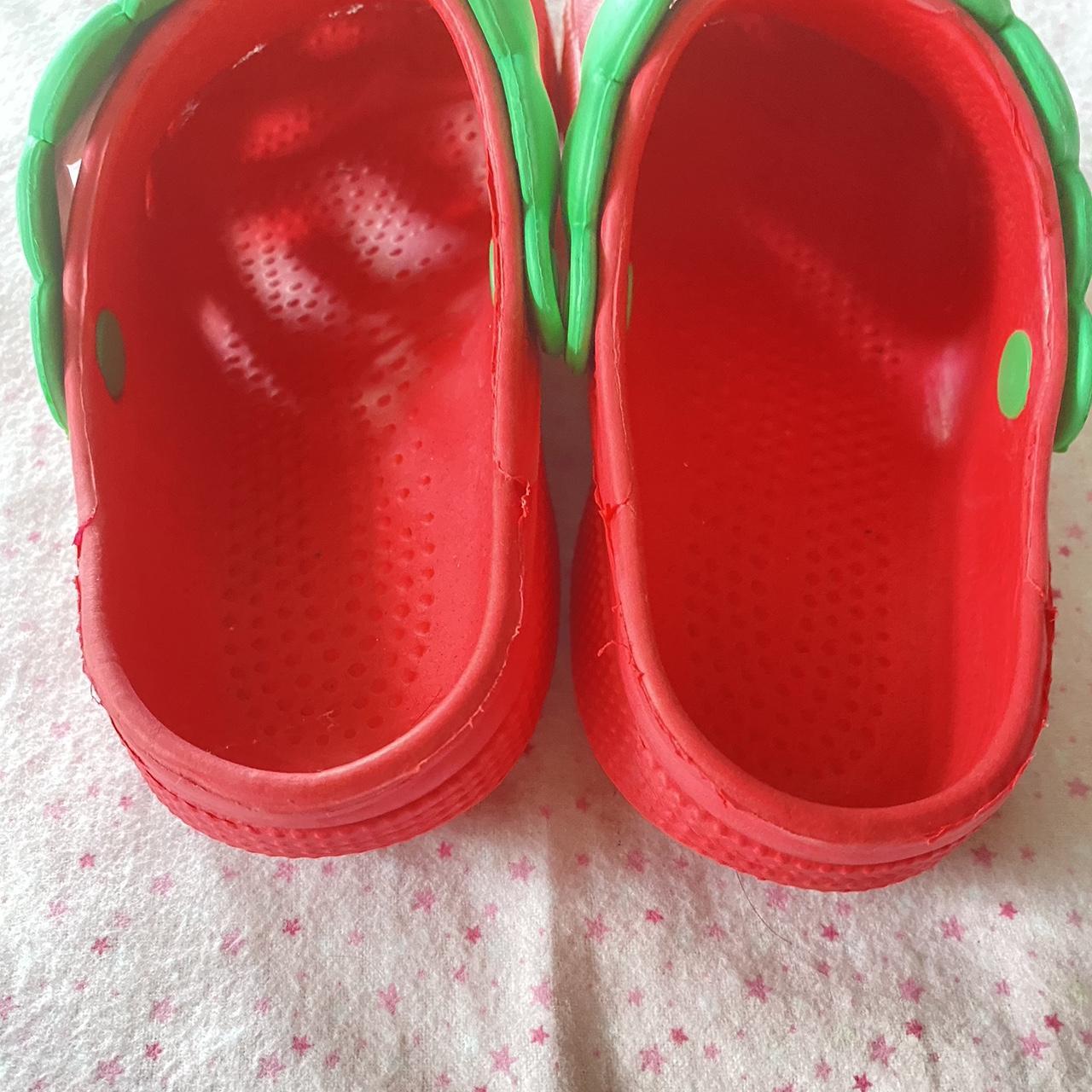 🍓 Red Japanese Rare Strawberry Crocs ‼️ PRICE IS... Depop