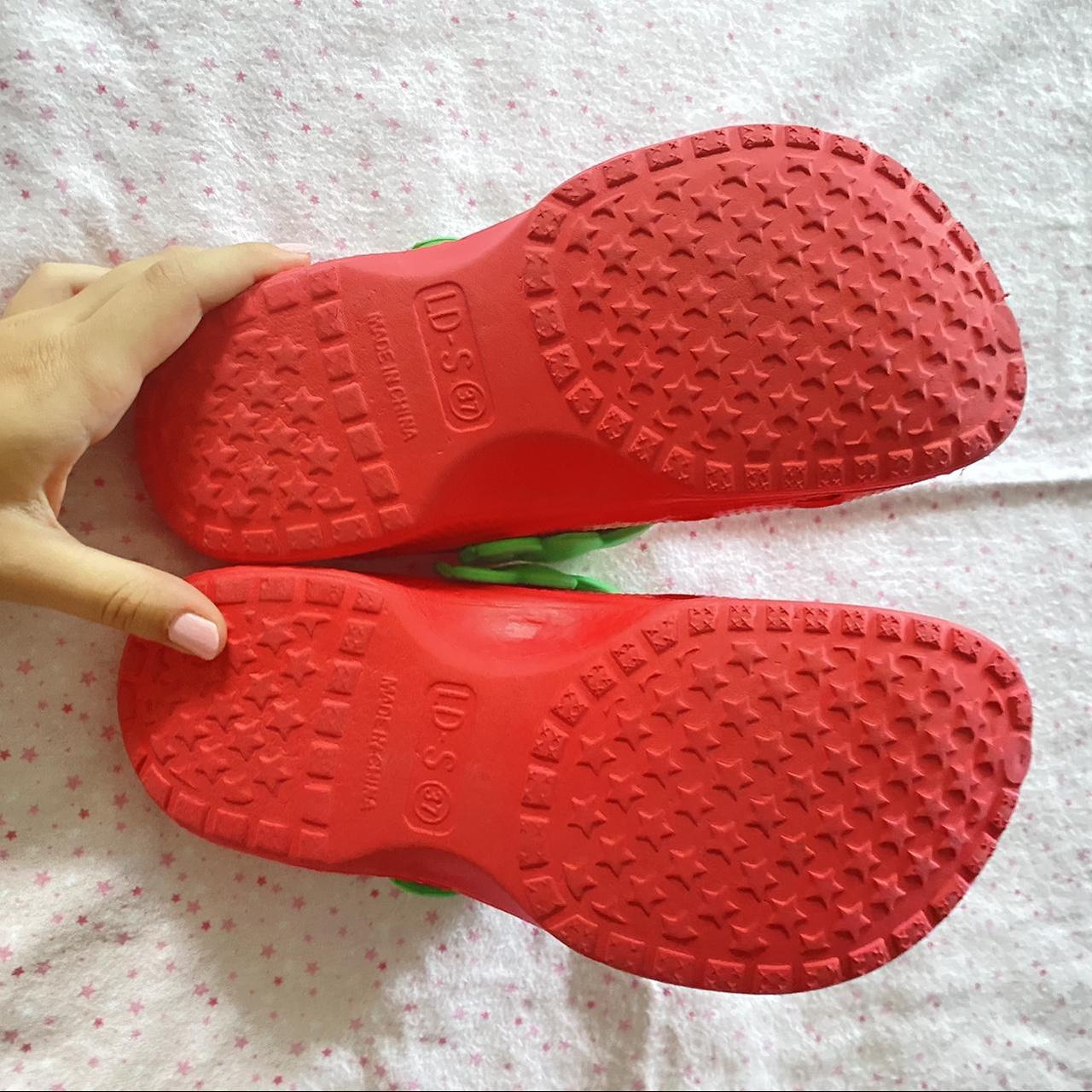 🍓 Red Japanese Rare Strawberry Crocs ‼️ PRICE IS... Depop