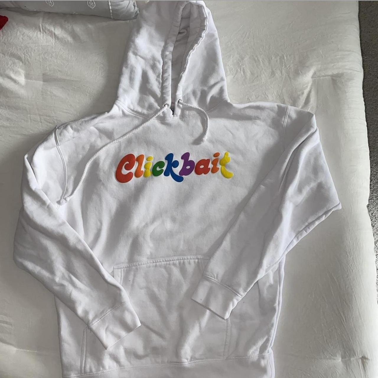 Gray hotsell clickbait hoodie