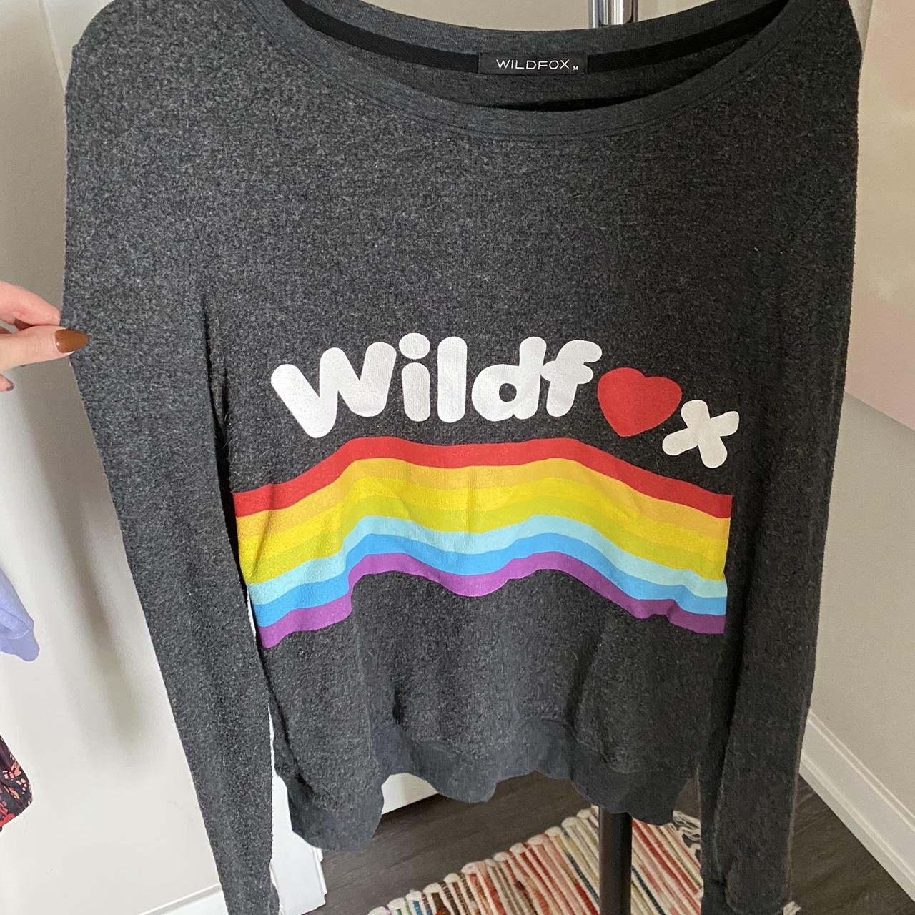 Wildfox hot sale rainbow sweater