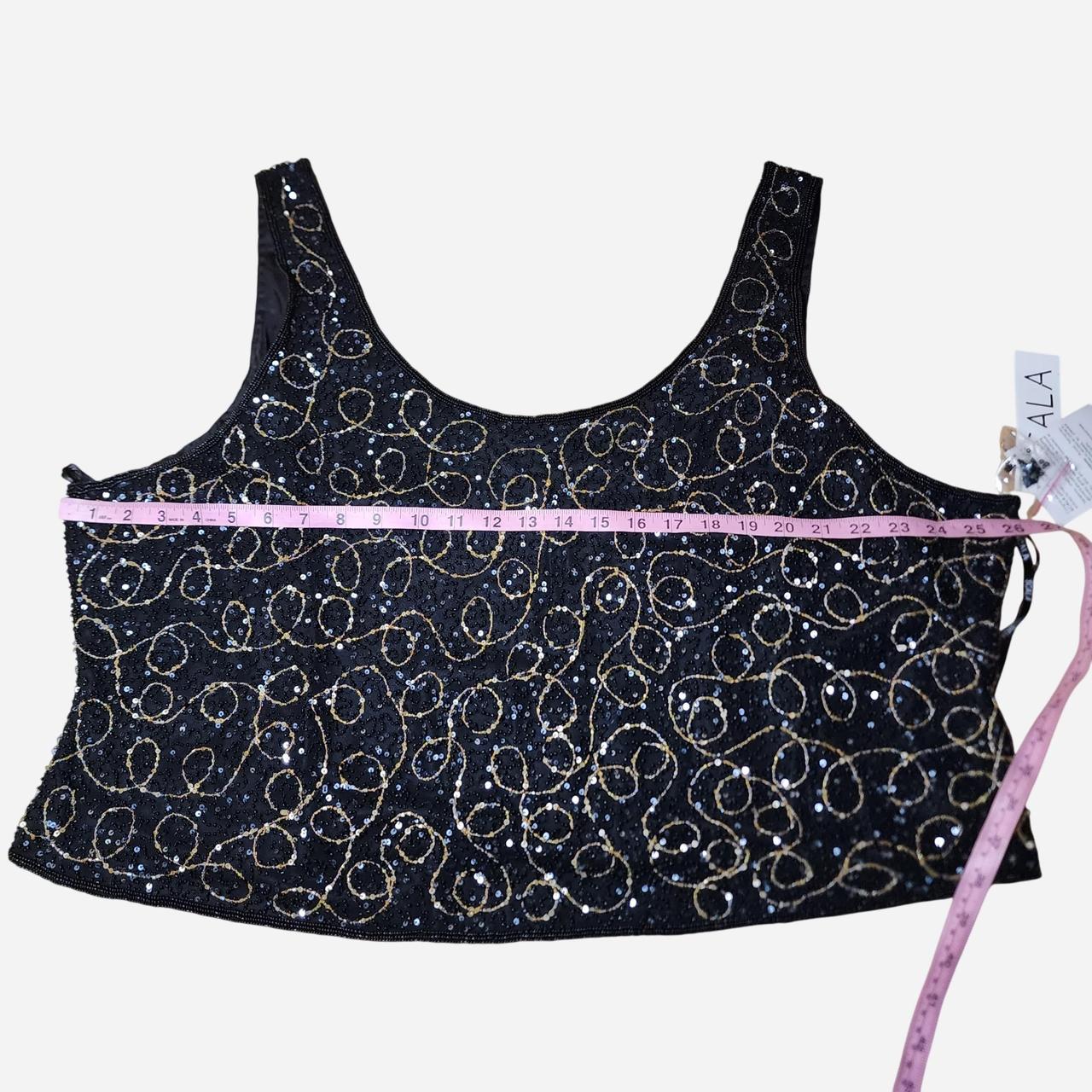 Scala Women's Tank top - Black - 24 – Plus Size S… - image 2