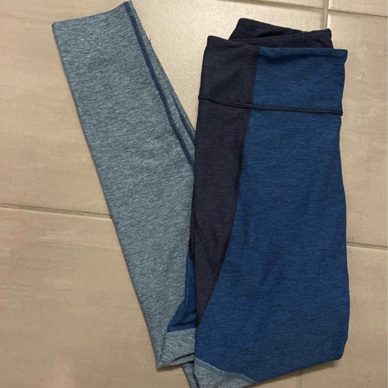 Outdoor voices 7/8 warmup leggings in navy. Size XS. - Depop