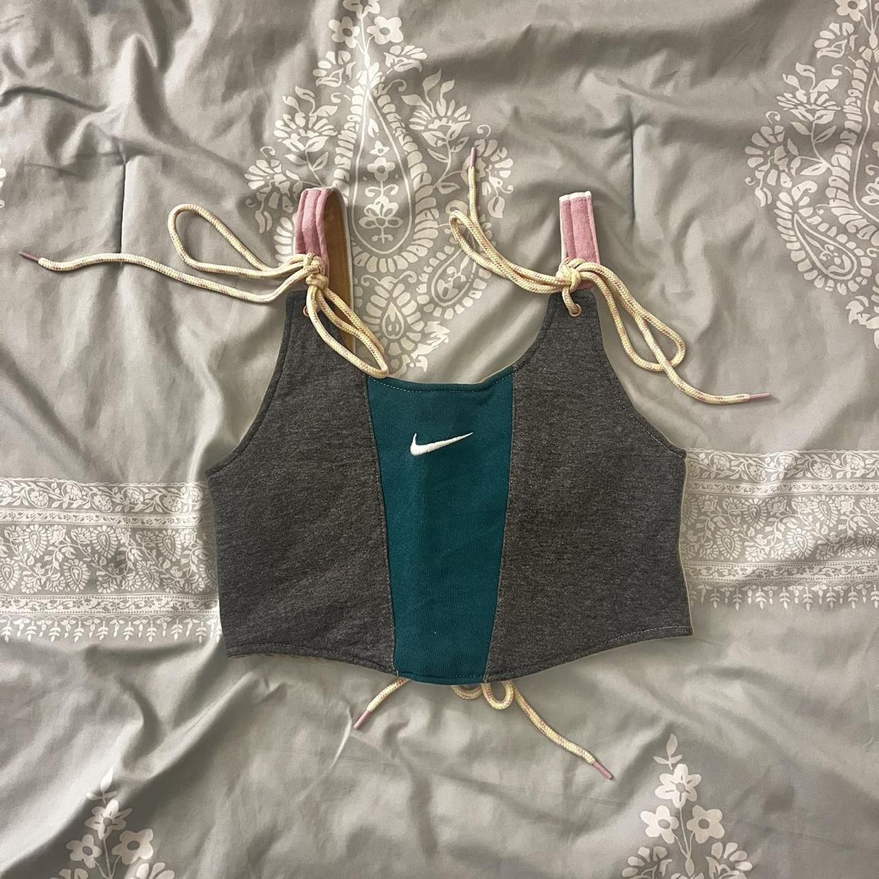 The cutest diy Nike corset tank top with the cutest - Depop
