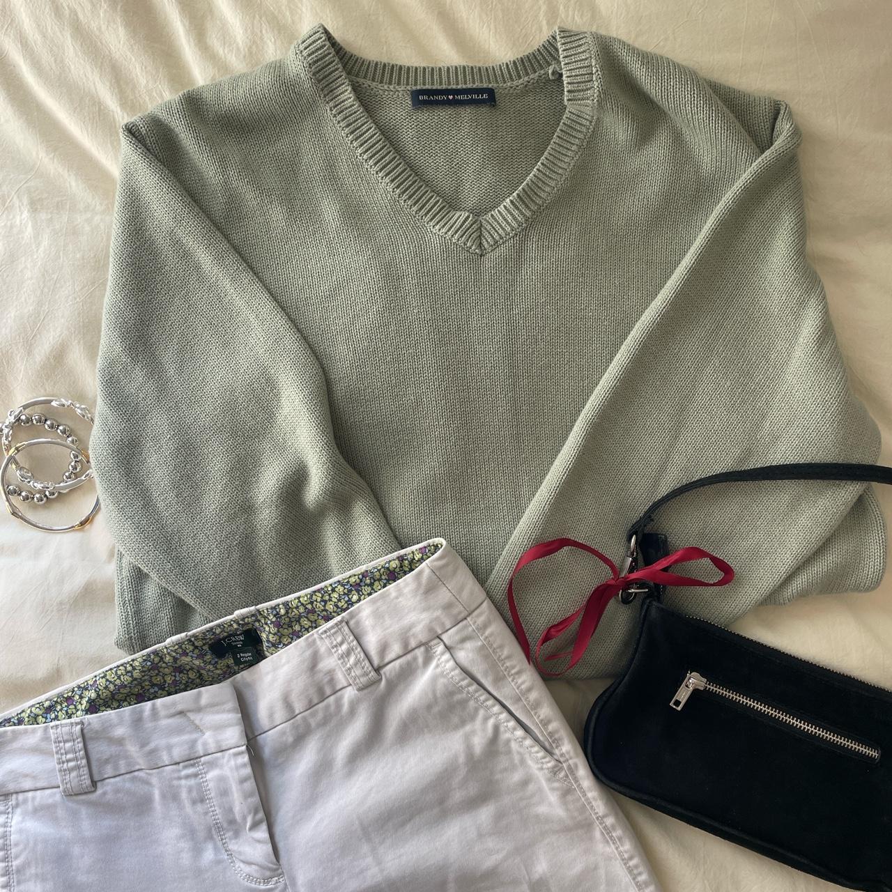 Cute Brandy oversized knit sweater! No flaws,... Depop