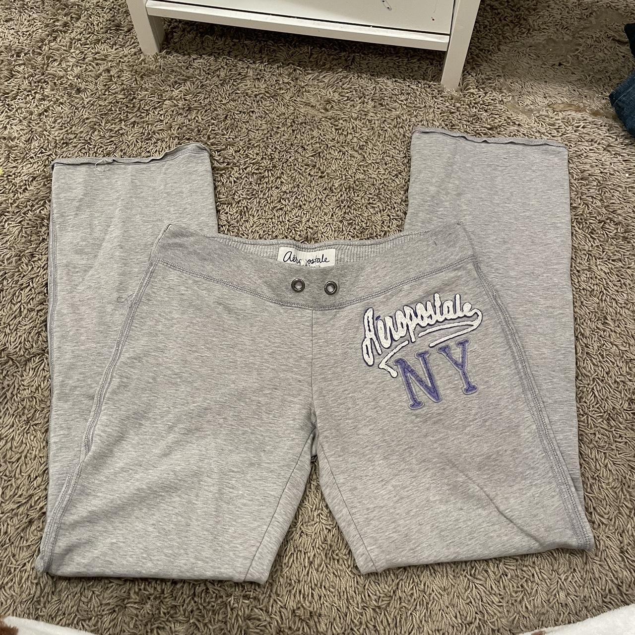 2000s aropostle low waisted flare leggings size... Depop