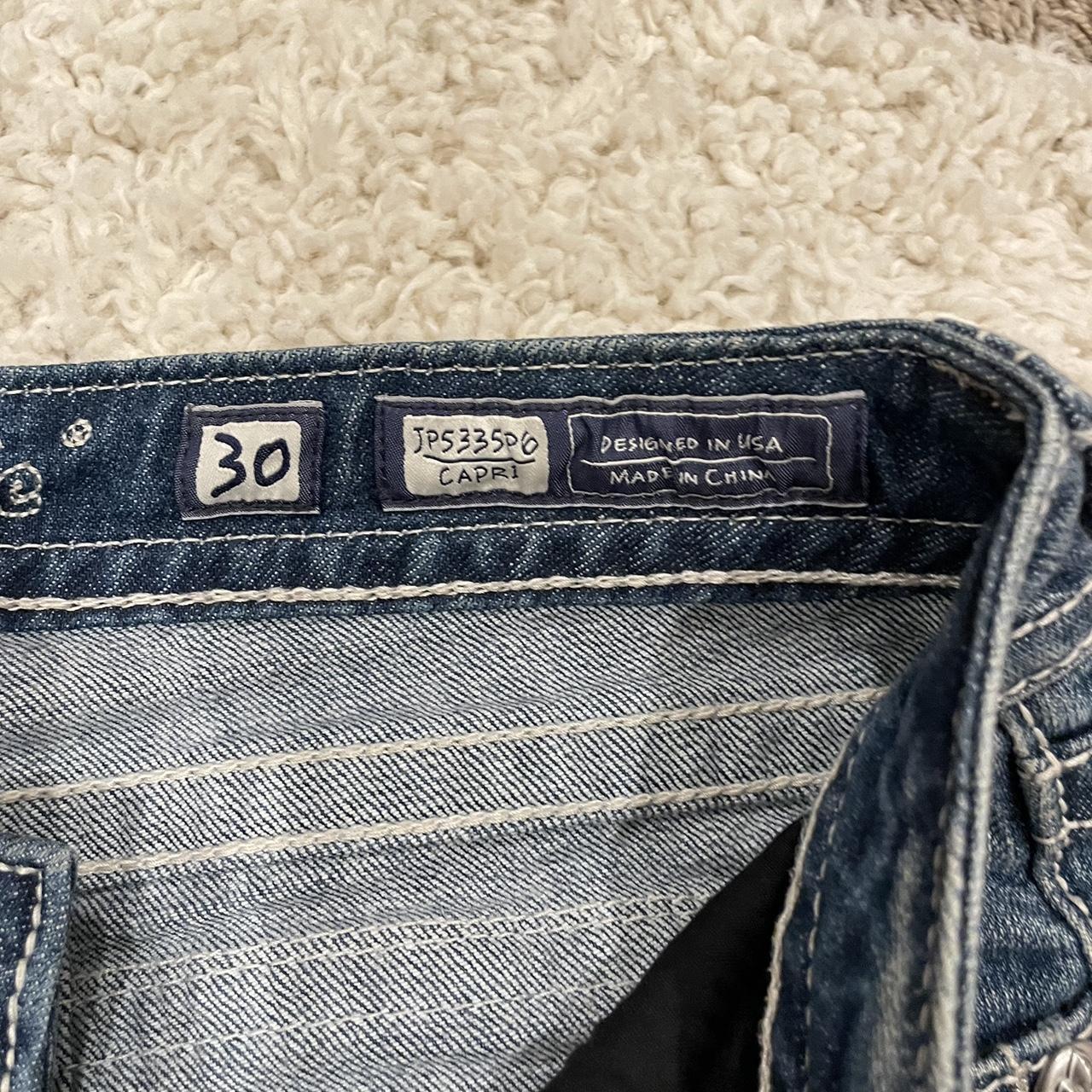 vintage miss me capri jeans waist 30” #vintage... - Depop
