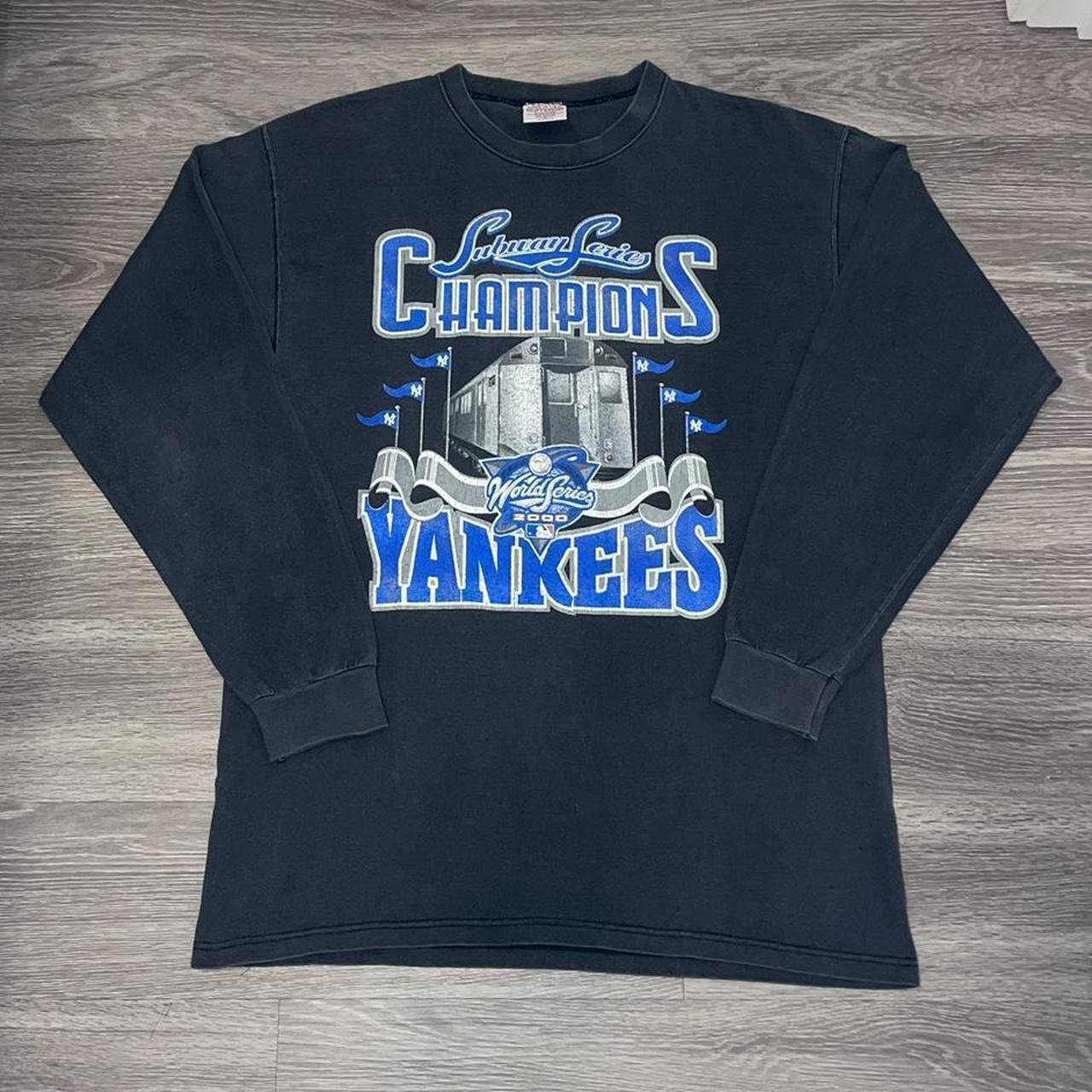 Vintage 2000 World Series graphic crewneck Subway - Depop