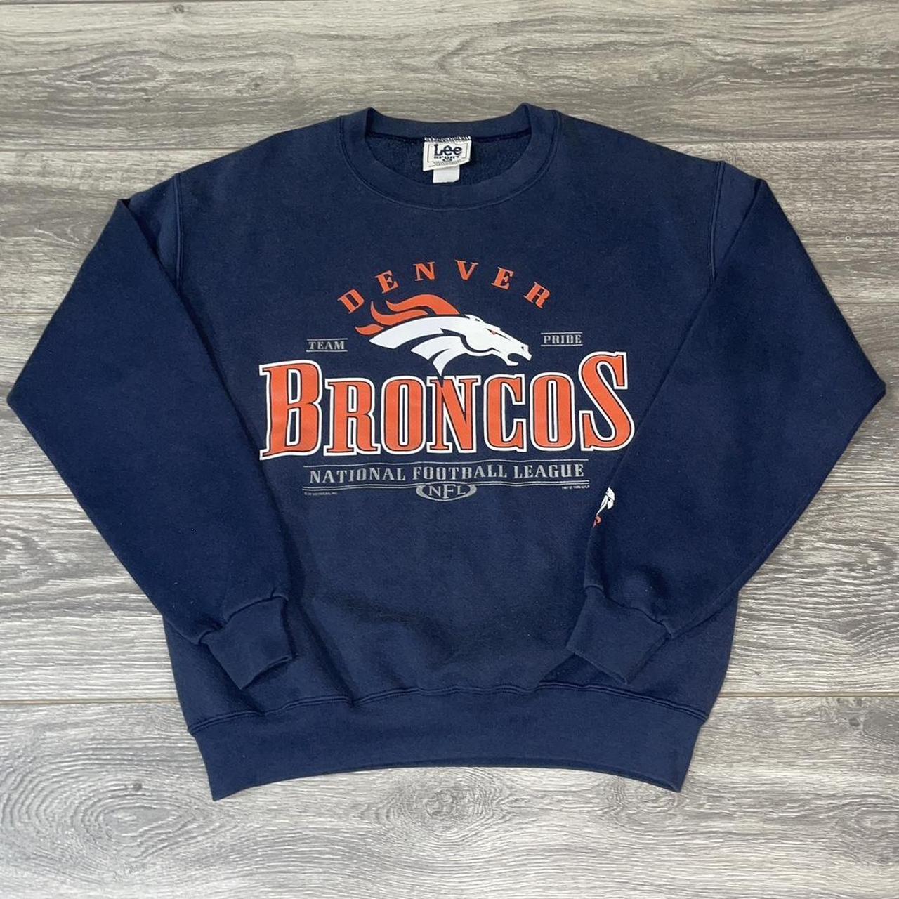 Vintage Lee Denver Broncos Sweatshirt size: - Depop