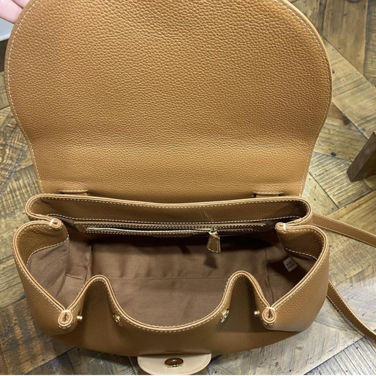 Numéro un leather handbag Polene Camel in Leather - 33639392