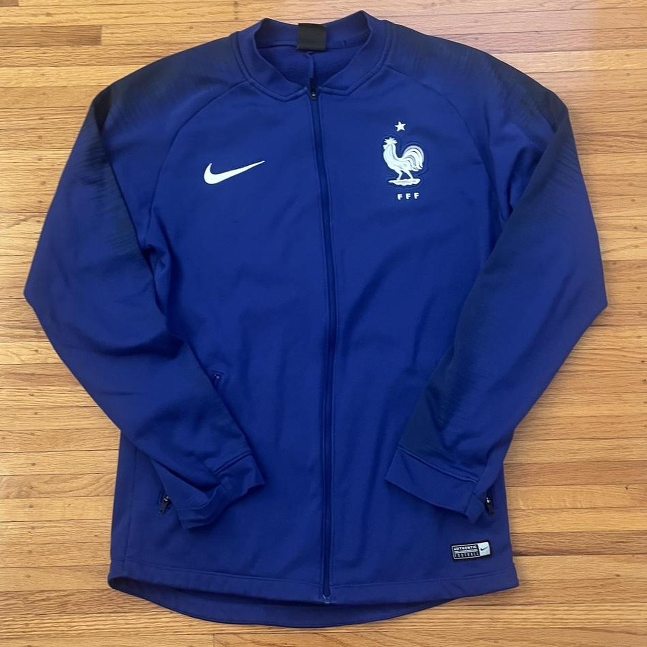 Official France men’s soccer warm up jacket 2018... Depop
