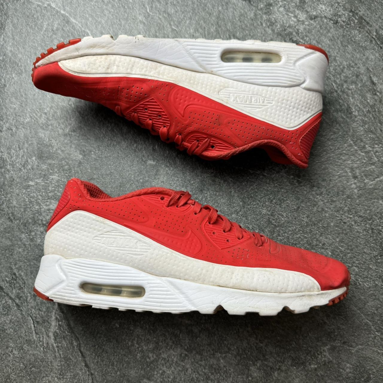 Nike Air Max 90 Ultra Moire Crimson Red White . Depop