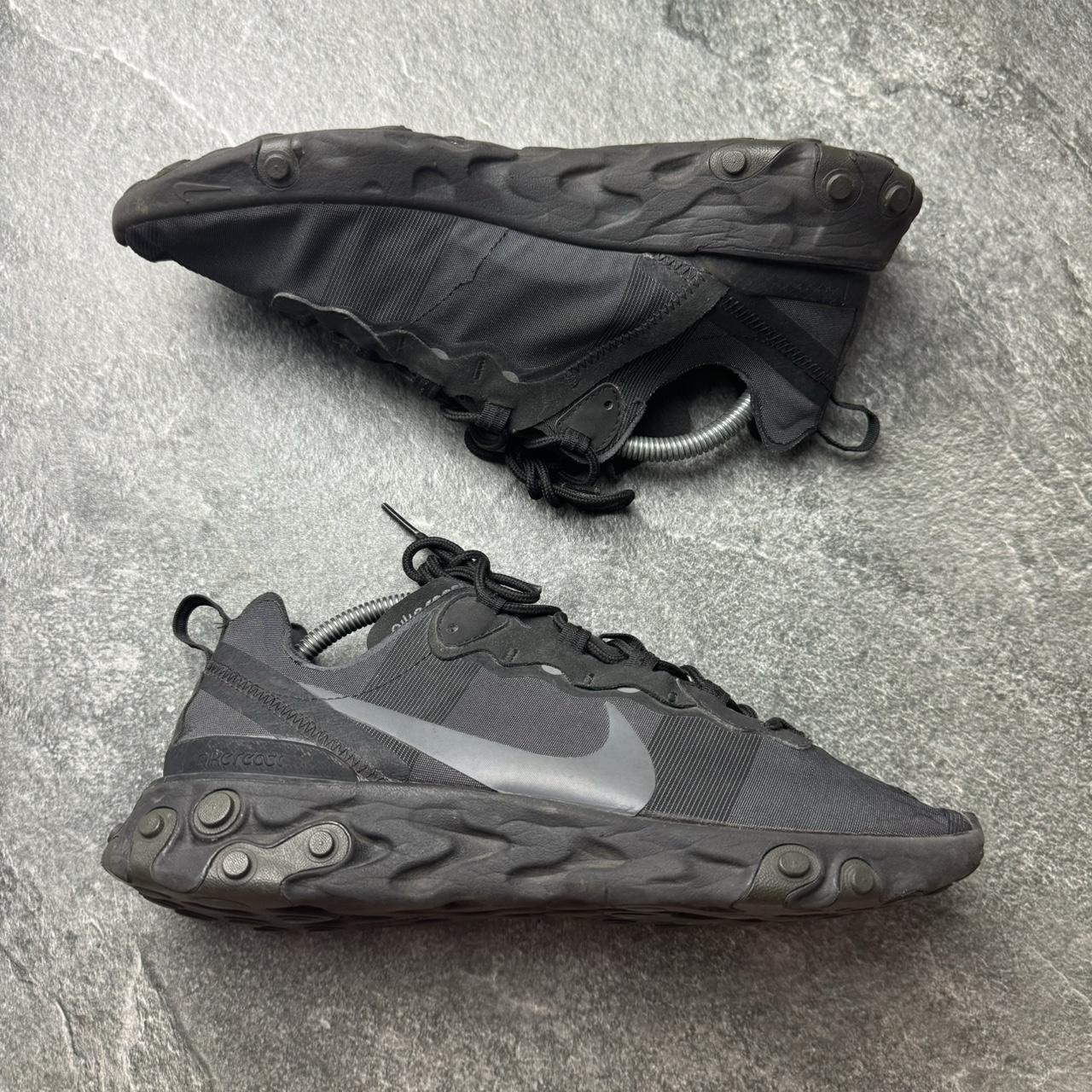 Nike Element React 55 Black Size UK8.5 EU43. Depop