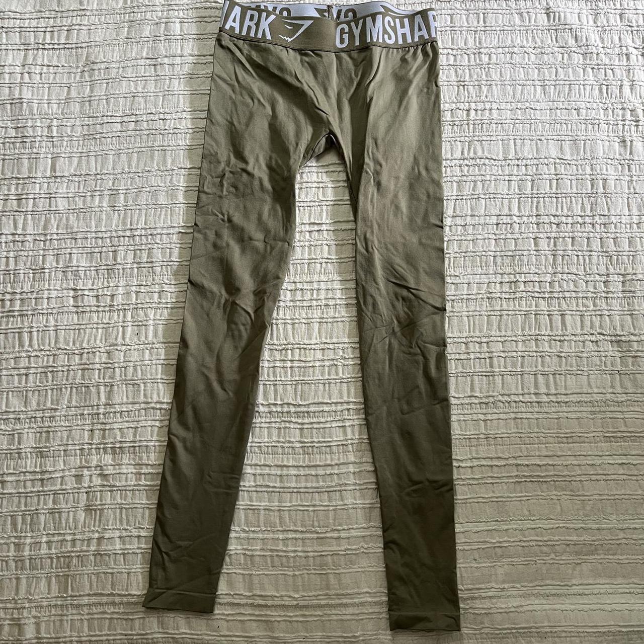 Gym-shark Olive Green Yoga Pants Size XS Perfect - Depop