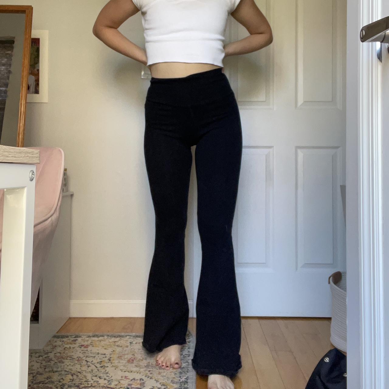 Brandy Melville Women's Black Leggings Depop