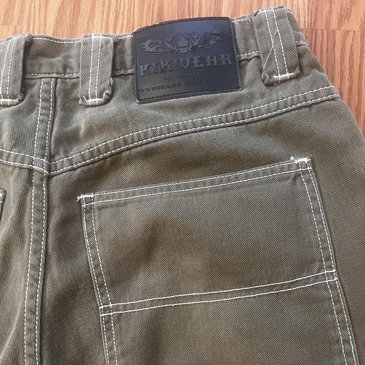 KIKWEAR SHORTS Super dope olive green kikwear... - Depop