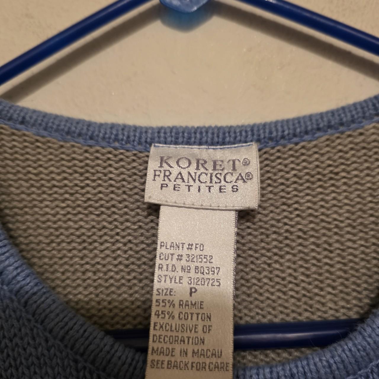 Women's Sweater - Blue/Multi – Stylish patchwork … - image 4