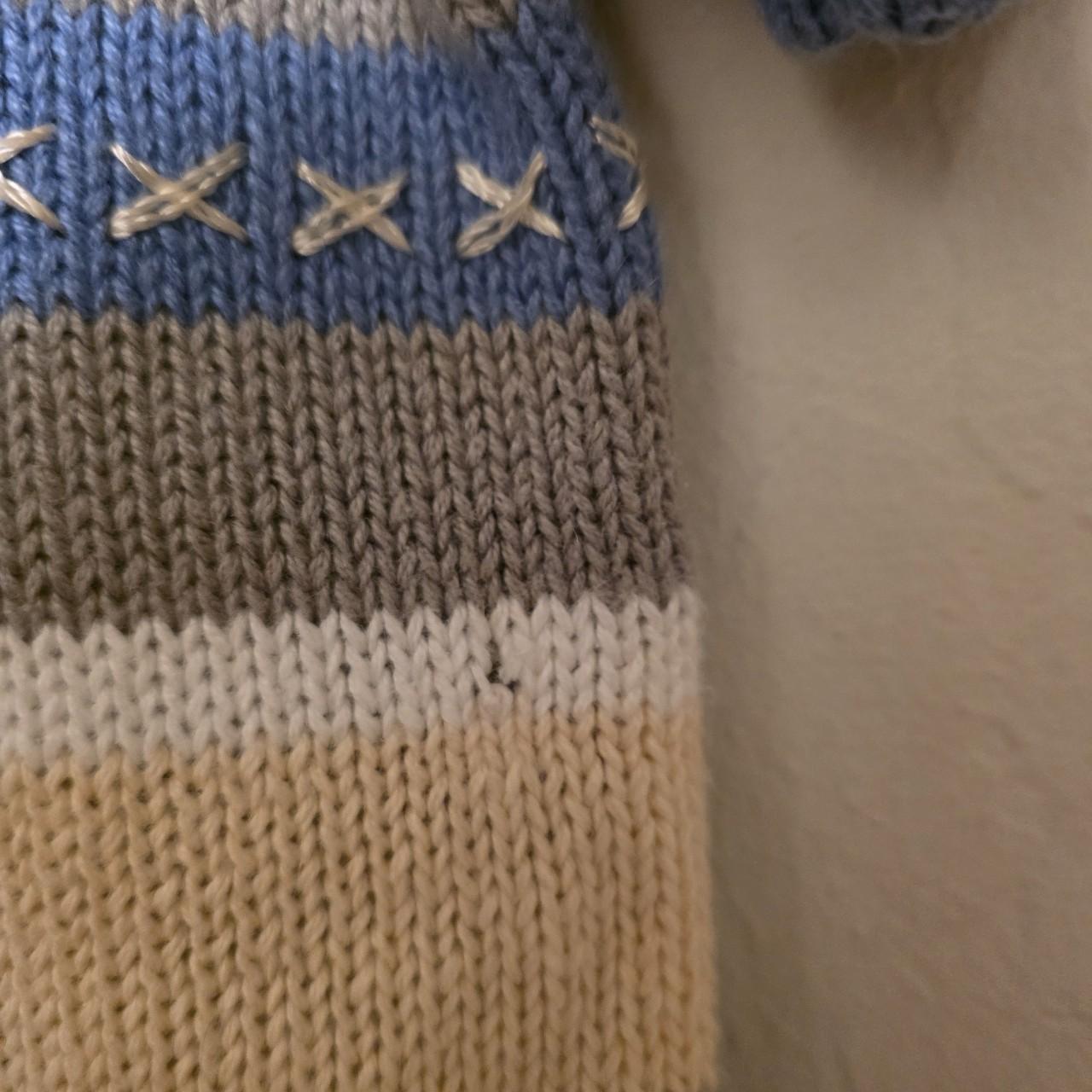 Women's Sweater - Blue/Multi – Stylish patchwork … - image 5