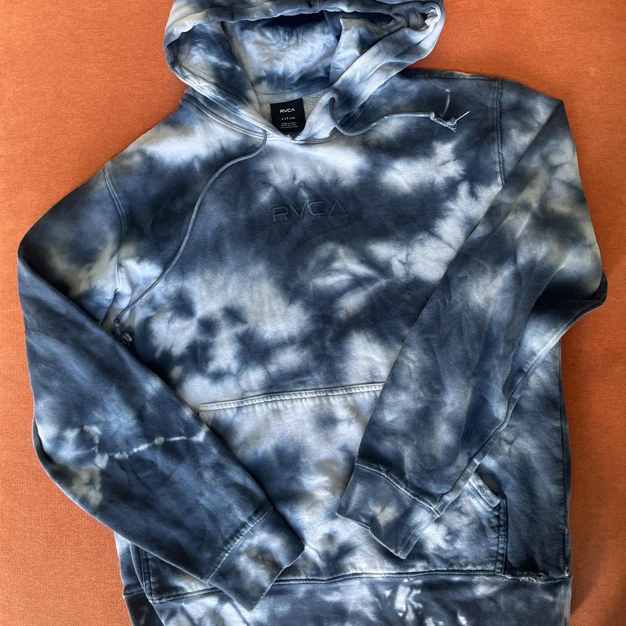 Rvca blue online hoodie