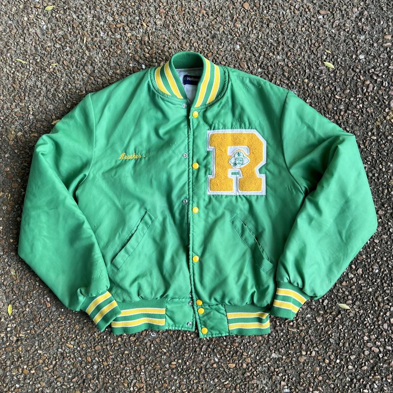 90s Green Varsity Jacket
