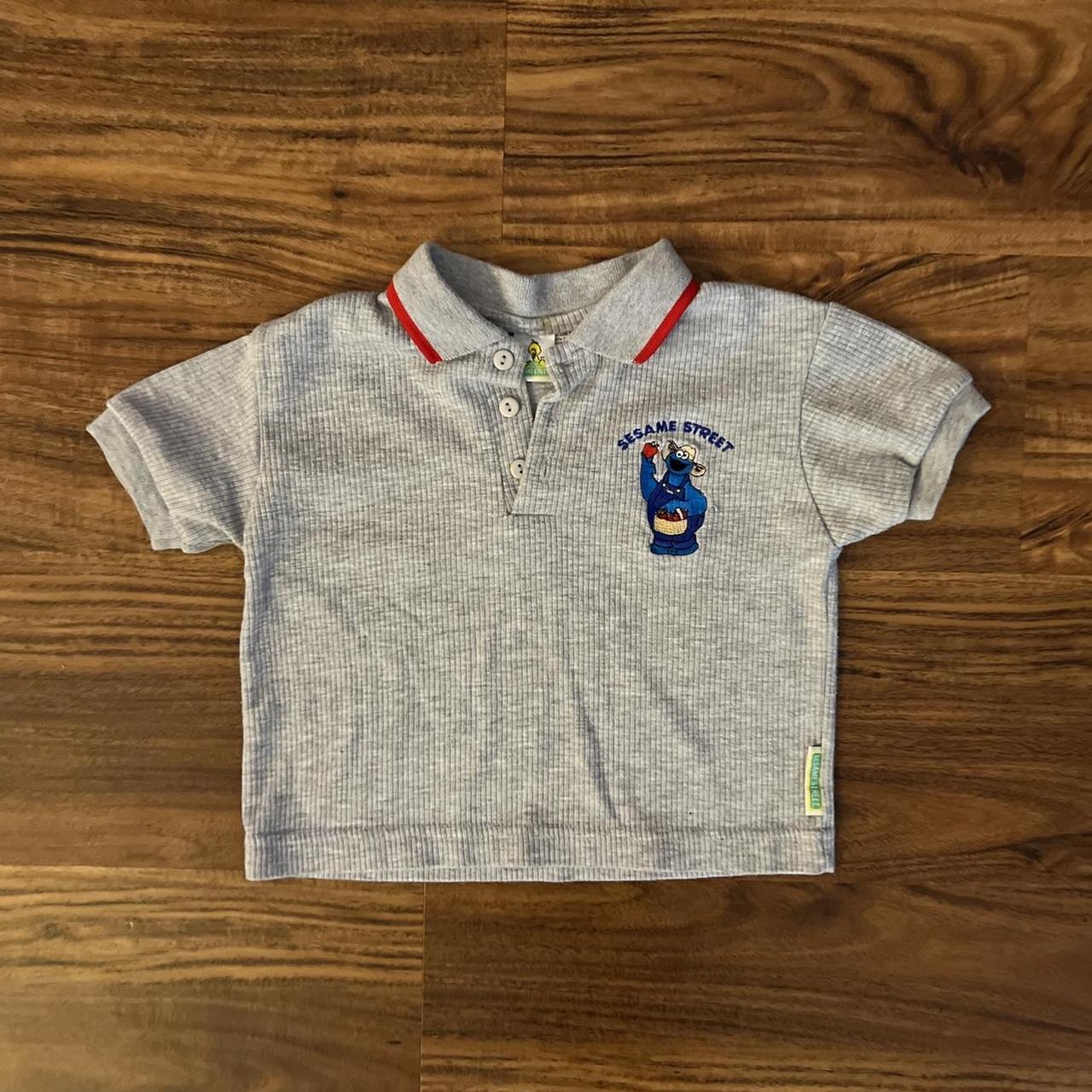 vintage sesame street baby tee 90s/2000s sesame... - Depop