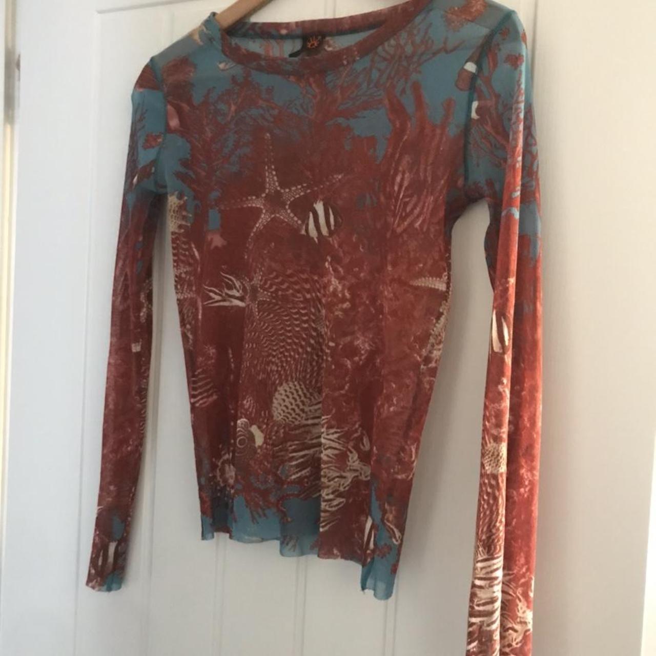 jean paul gaultier mesh top mens