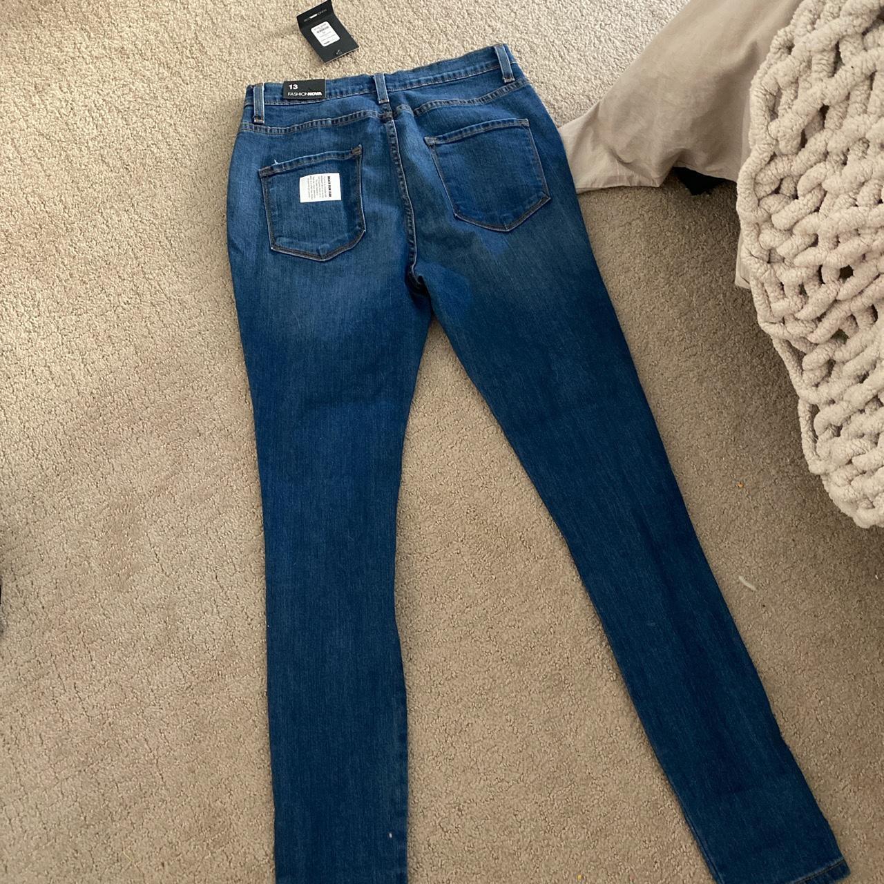 fashion nova skinny jeans size 13 - Depop