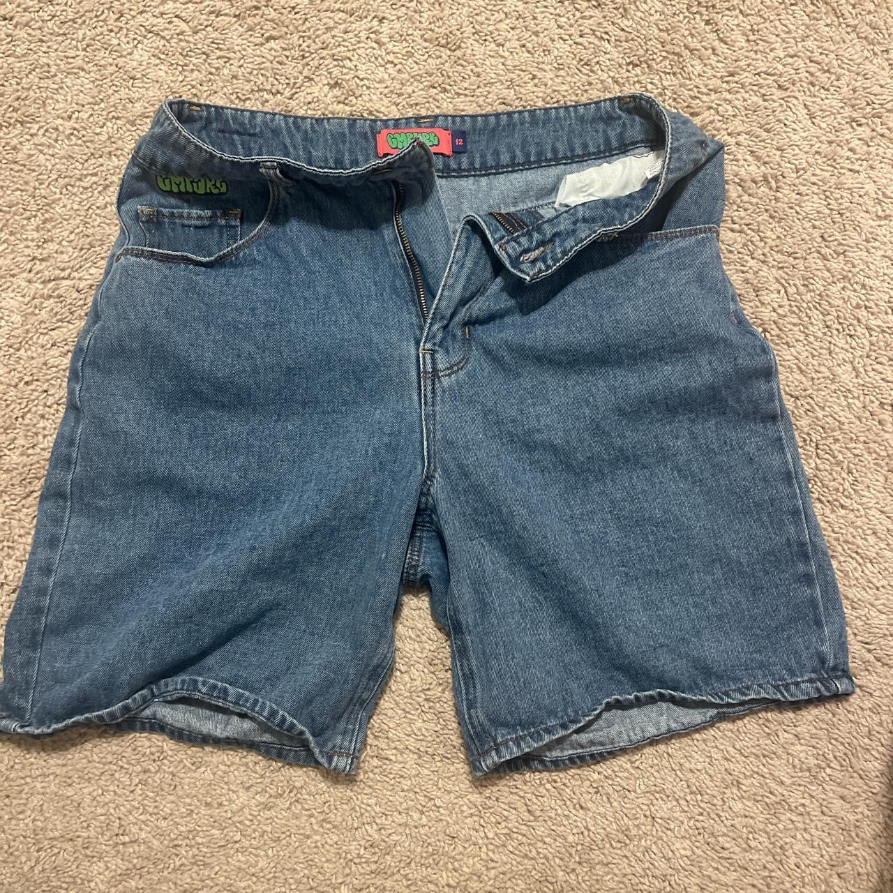 Denim Jorts worn once size 12 no flaws #shorts... - Depop