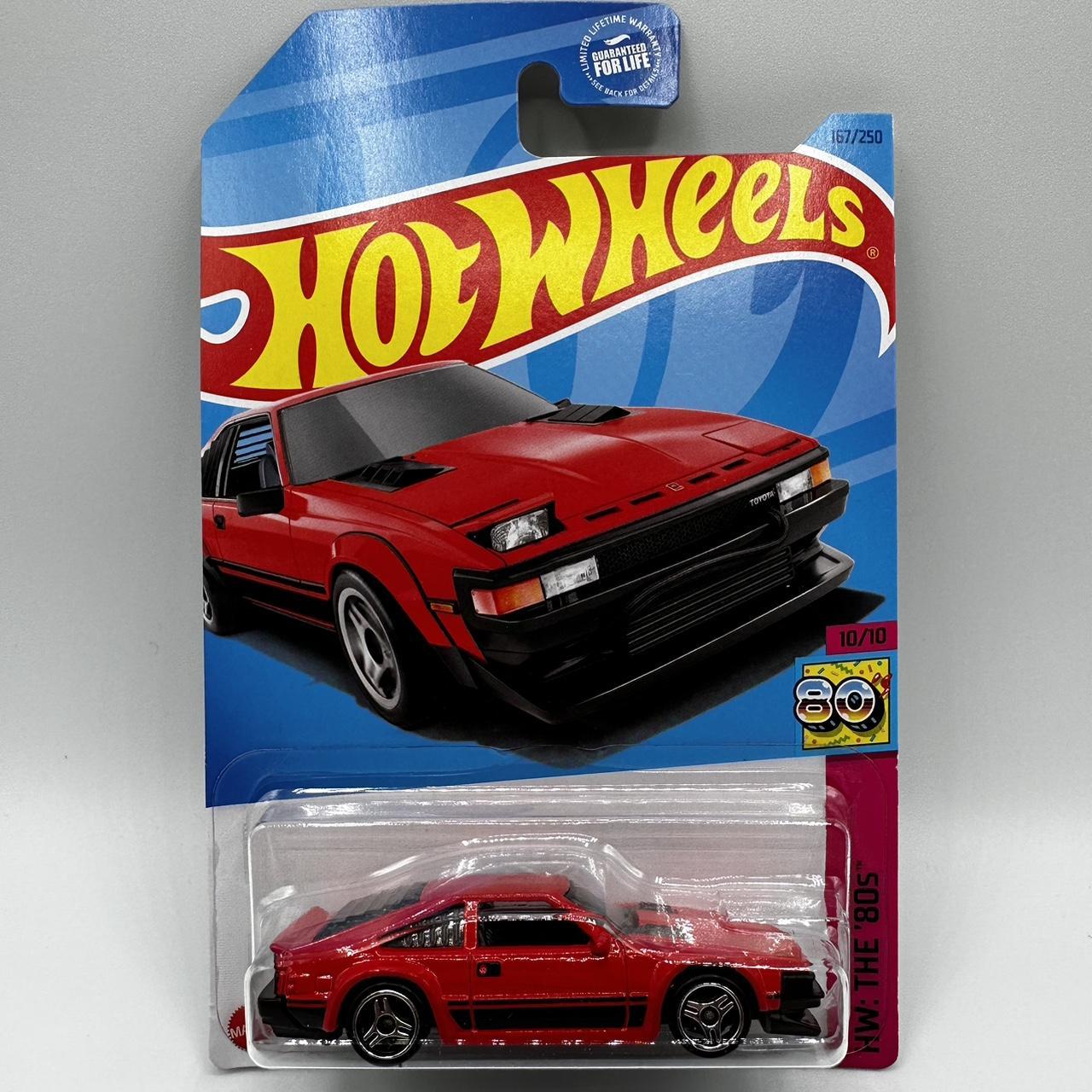 Hot wheels ‘82 Toyota Supra! Slightest bend in corner - Depop