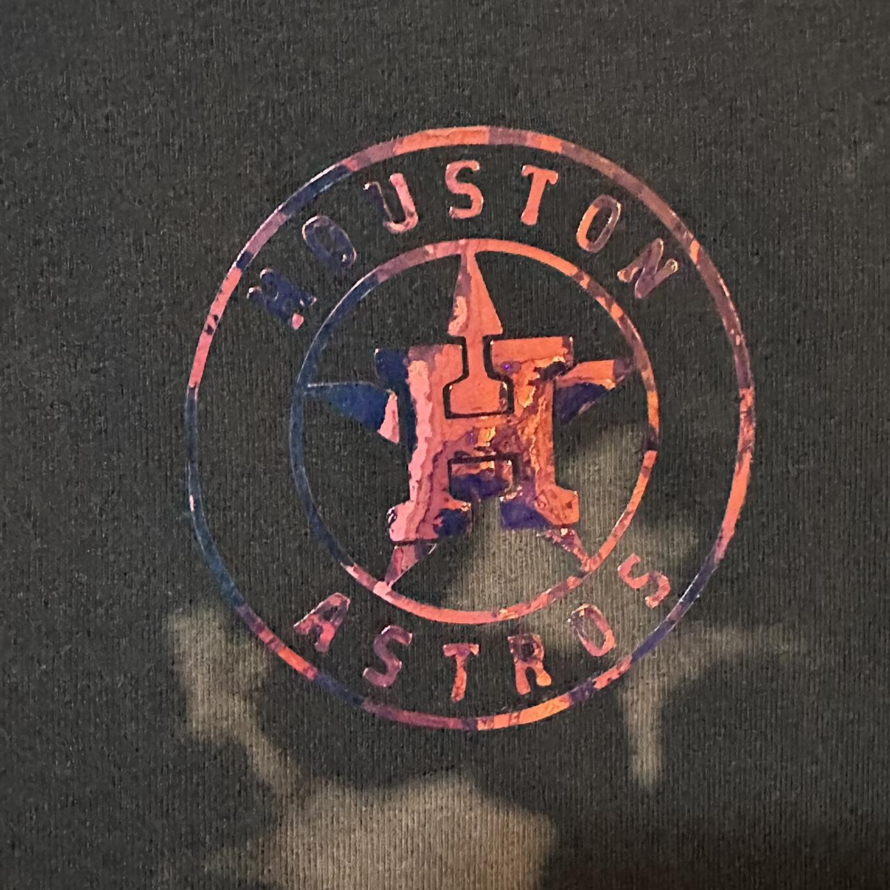 👕 Houston Astros Vintage Hand Acid Washed Women's - Depop