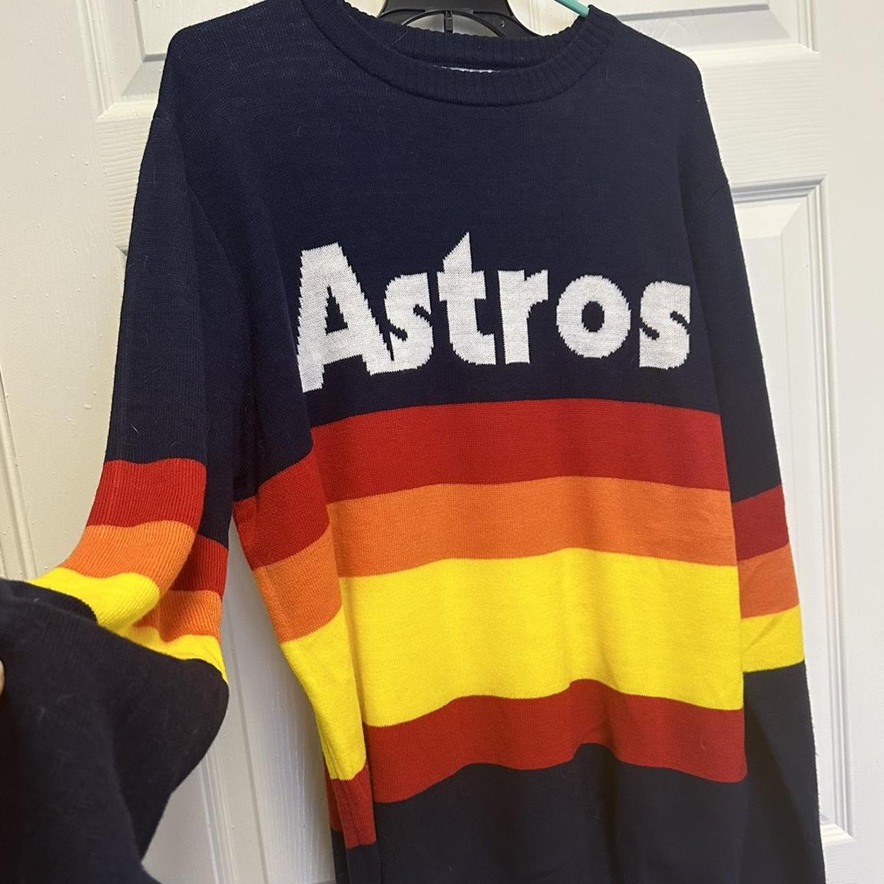 Houston Crewneck Sweater - Astros colors - Vintage - Depop