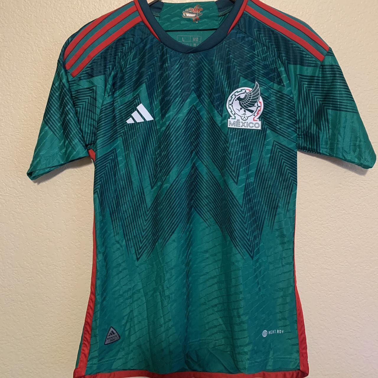 Adidas Mexico Home Jersey 22/23 Size Large fits like... - Depop