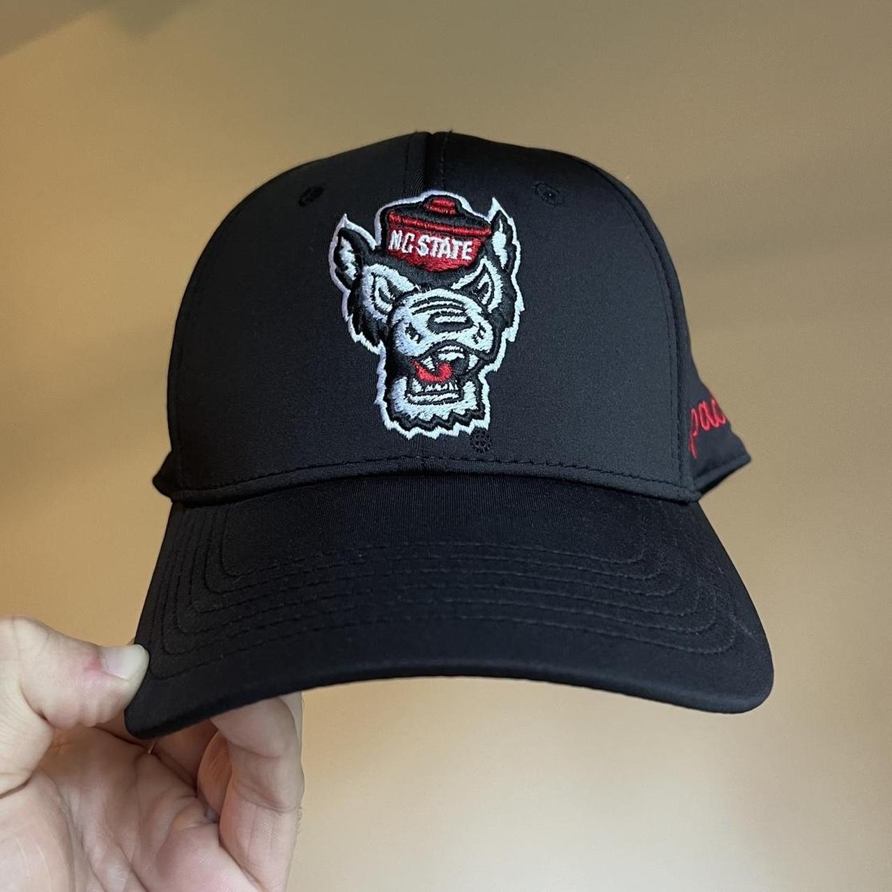 NC State Wolfpack black athletic hat,