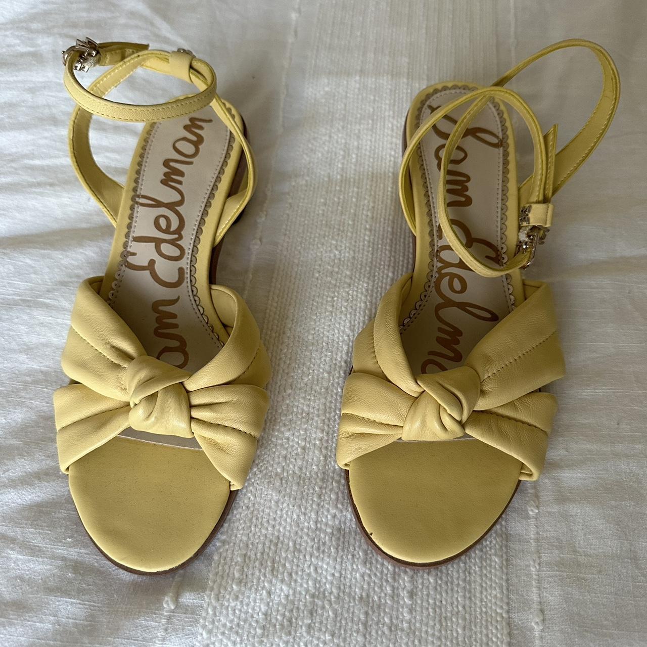 Sam edelman yellow discount sandals