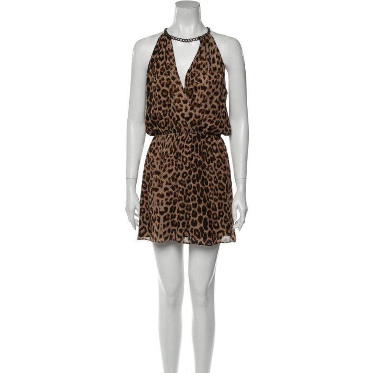 Parker leopard dress sale