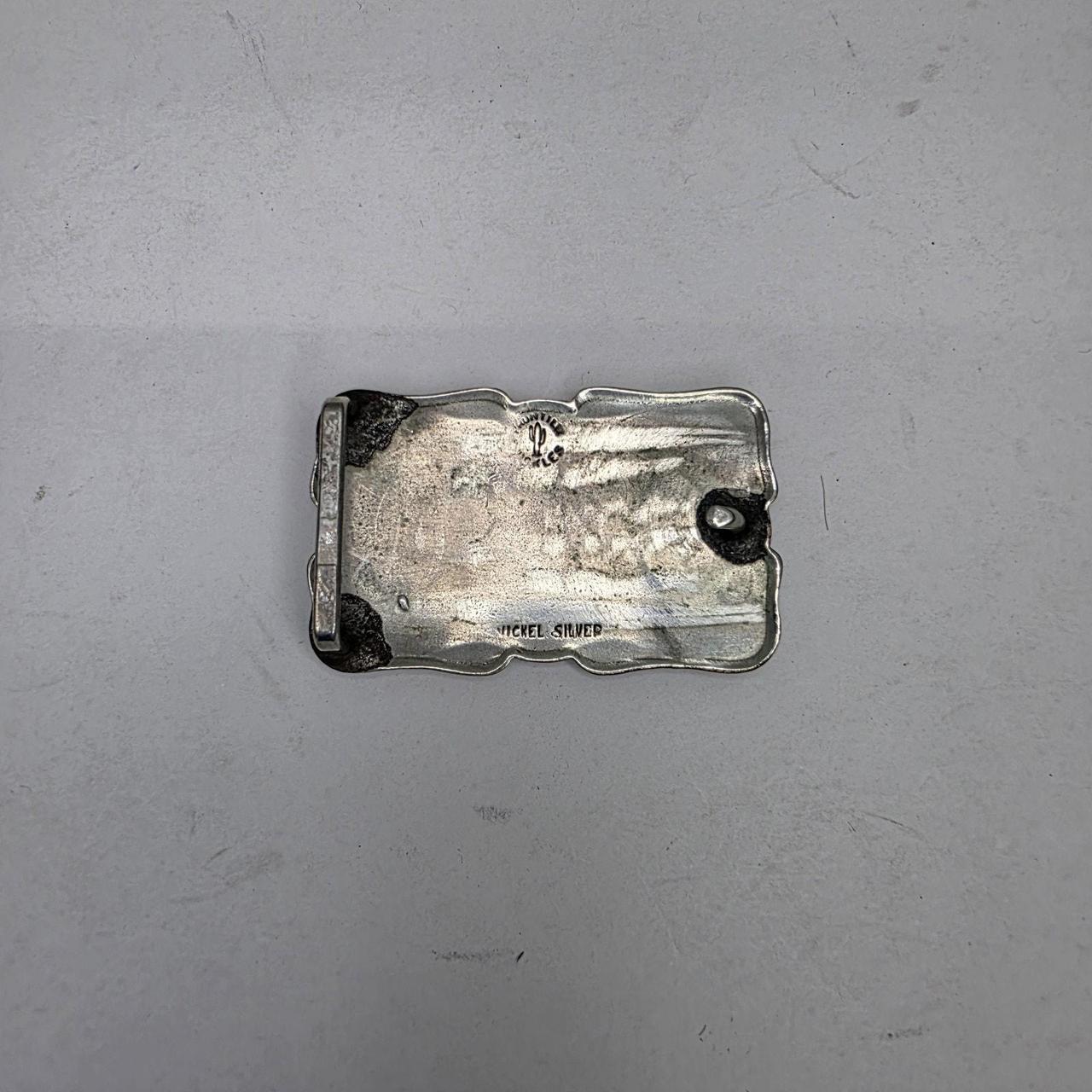 Source Unknown Men's Belt - Silver/Red – Vintage … - image 4